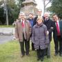 La nuova Presidenza del Meic: da sinistra, Beppe Elia, don Cataldo Zuccaro, Tiziano Torresi, Carlo Cirotto, Luigi D'Andrea. Davanti, Maria Mansi Cipriani