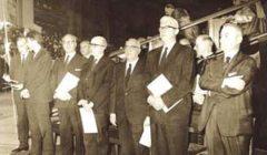 Un gruppo di uditori laici al Concilio Vaticano II